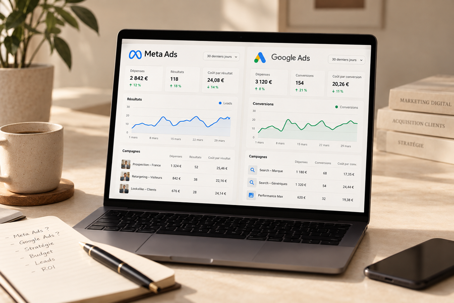 Meta Ads ou Google Ads : quel canal choisir pour développer son activité ?